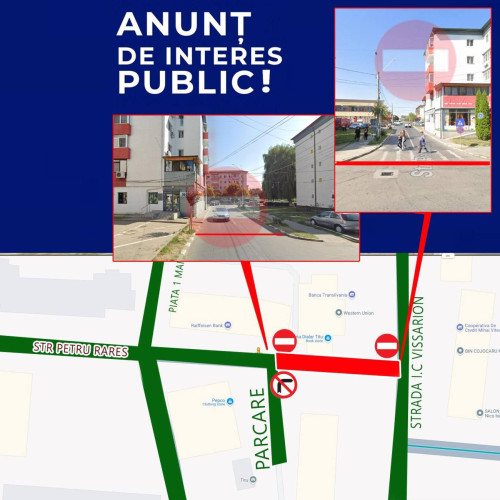 restricții temporare de circulație în Titu din cauza lucrărilor de reabilitare