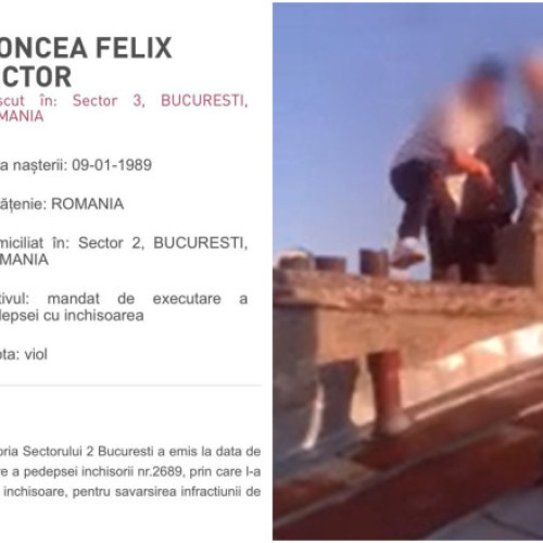 Barbat condamnat la 8 ani de inchisoare, prins pe acoperisul unei cladiri din Sectorul 2
