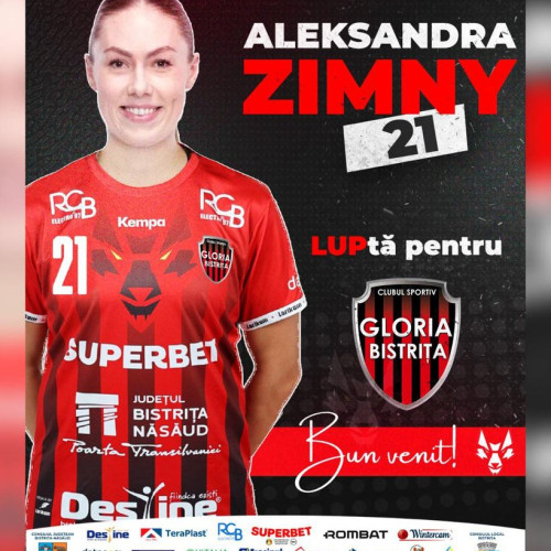 alexandra zimny, handbalista poloneză, semnează cu gloria bistrița