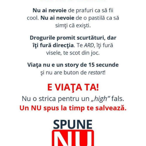 eveniment pentru tineri în vrancea pentru prevenirea consumului de substanțe psihoactive