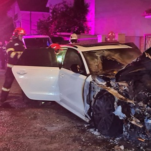 două intervenții ale pompierilor din satul mare în aceeași noapte, legate de incendii și explozii