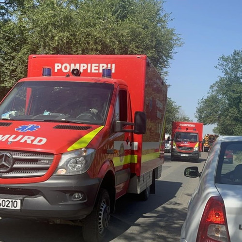 Accident grav pe DN2A în apropiere de Stupina