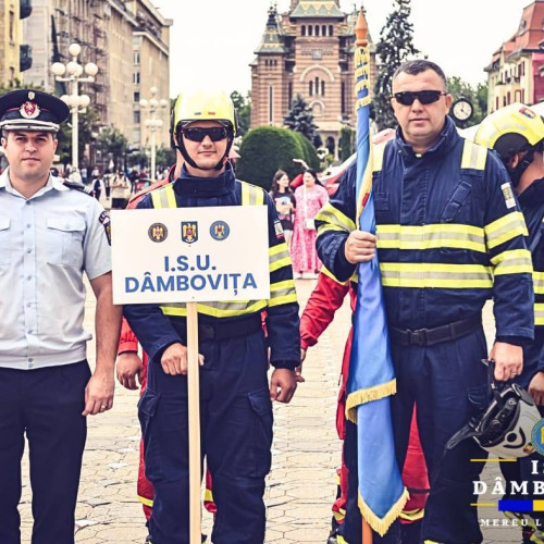 echipajul ISU Dambovita a participat la competiția națională de descarcerare și prim ajutor medical în Timișoara