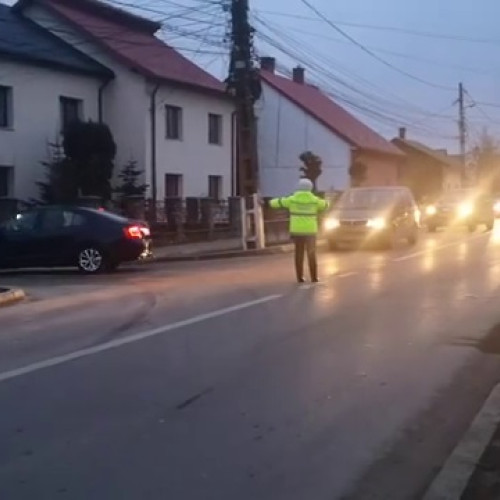 Indivizi pulverizați de poliția cu spray-ul lacrimogen dintr-o mașină