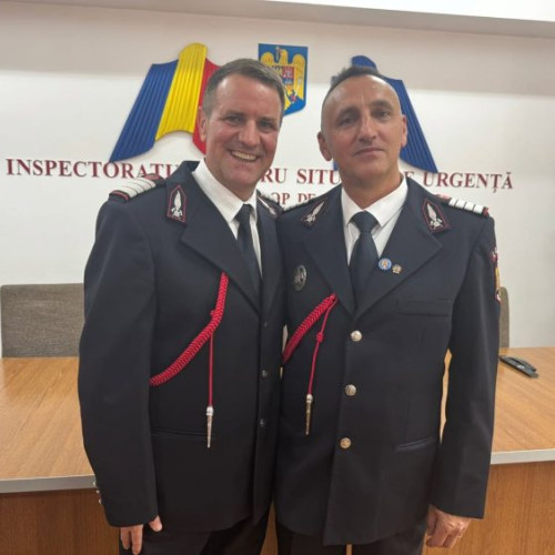 Ceremonie emotionanta la detasamentul de pompieri din Baia Mare