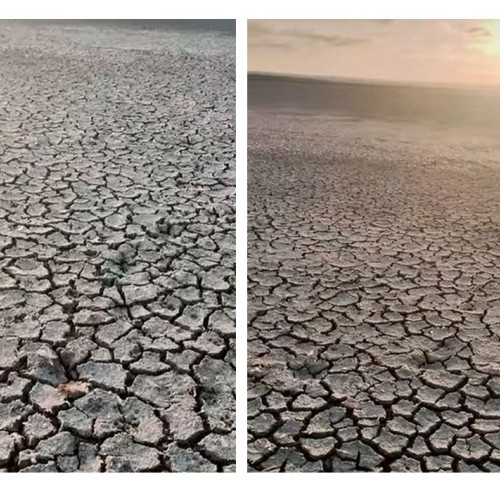 Lacul Nuntasi în pericol de uscarea totală din cauza colmatării canalului de alimentare