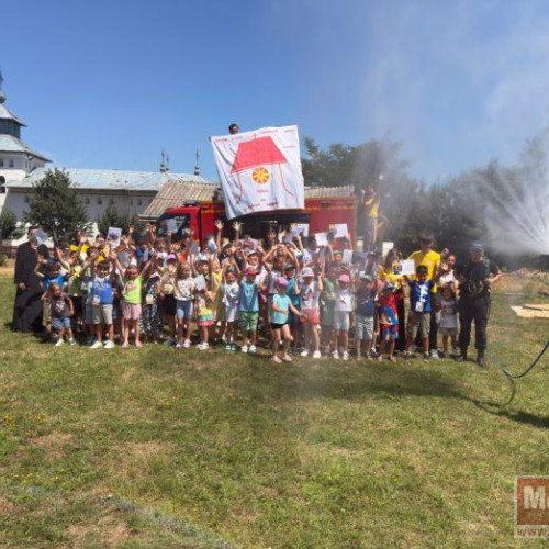 Zi memorabilă pentru copiii din tabăra "Din pridvorul satului" de la Silistea