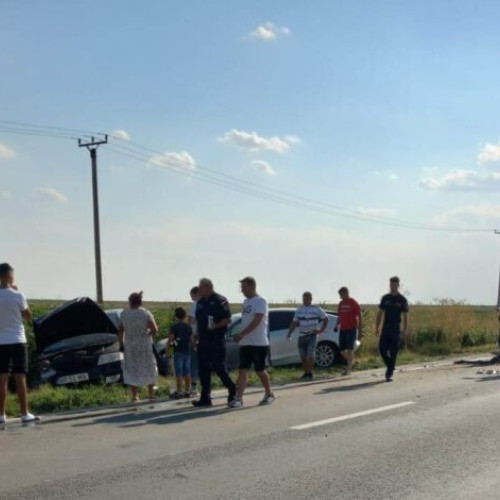 Ciocnire în lanț pe Drumul Național 1B, în zona Popasului Merei