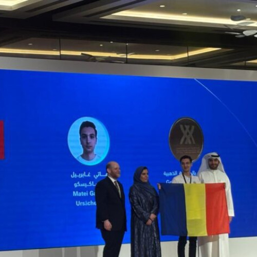 Elevul buzoian Matei Ursachescu a câștigat medalia de aur la Olimpiada internațională de chimie din Dubai