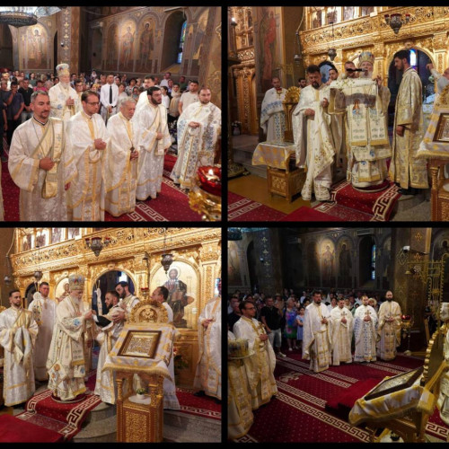 Ceremonie religioasă la Târgoviște cu ocazia Duminicii a V-a după Rusalii