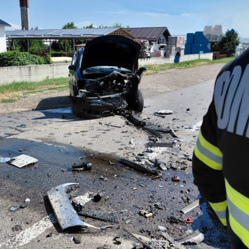 accident grav pe E 85 în comuna Horia