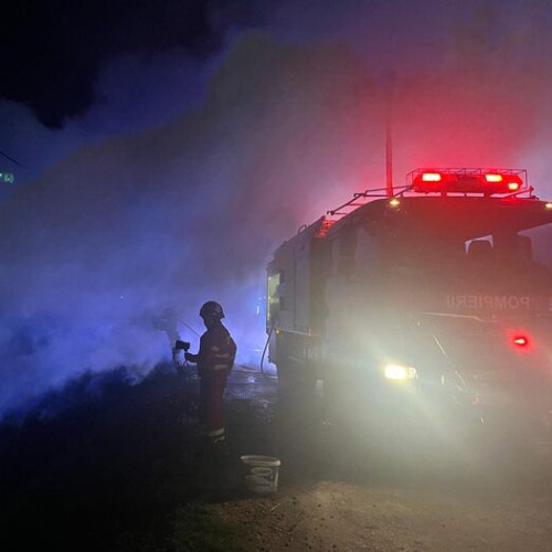 Accident grav: o persoană a suferit arsuri grave și a fost preluată de ambulanță