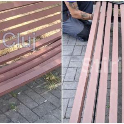 robinsoniada de banci din parc devine periculoasă pentru clujeni