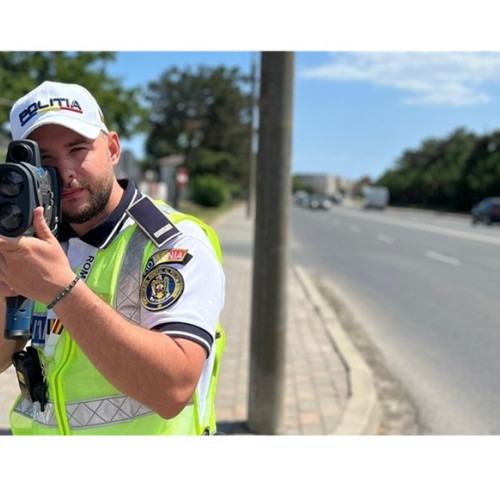Acțiune cu radar în județul Constanța pentru siguranța rutieră