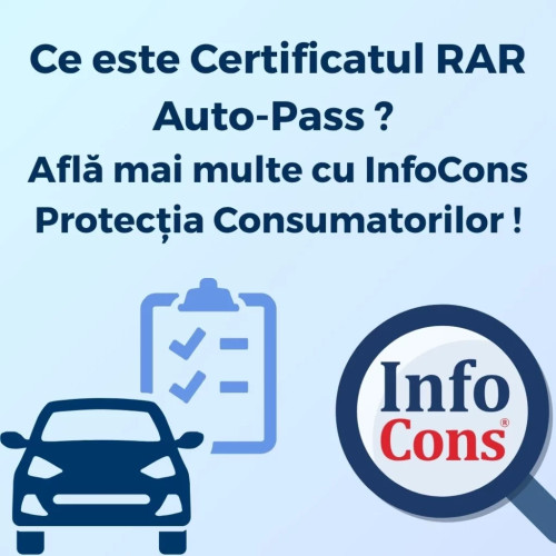 Avertizare de la registrul auto român privind fraude cu certificatele RAR auto-pass