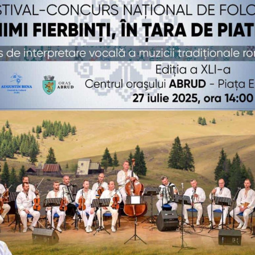 festivalul național de folclor „inimi fierbinți în țara de piatră” Abrud 2025 înregistrează record de participare