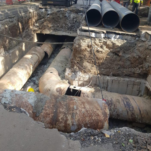 anunț despre lucrări de modernizare și reparații pe rețeaua termică din București