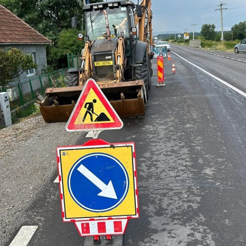 trafic restricționat în Lunca Calnicului din cauza unei avarii la conducta de apă