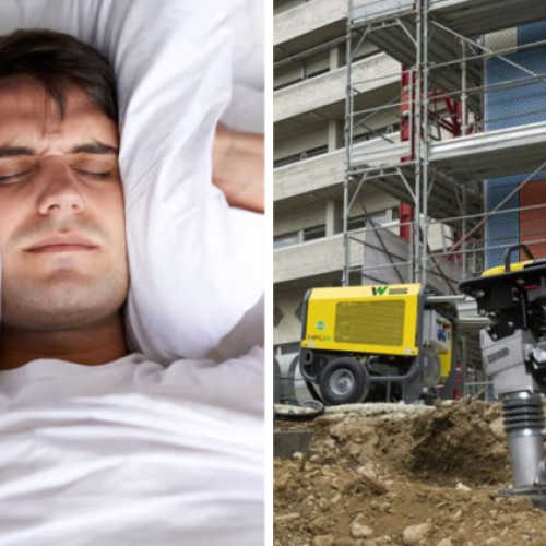 zgomot matinal de pe șantier din cluj-napoca deranjează locatarii, autoritățile verifică situația