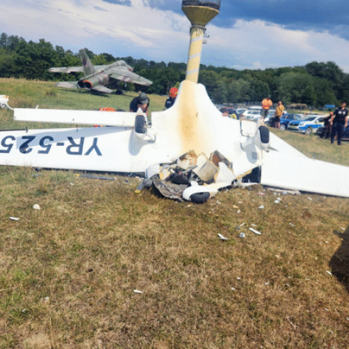 avion prăbușit în Orăștie, două victime, una decedată