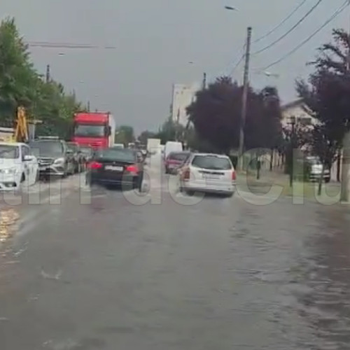 Haos cauzat de ploile torențiale din Cluj