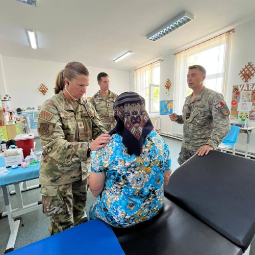 garda nationala din Alabama a oferit servicii medicale locuitorilor din tulcea