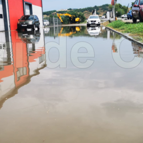 inundatii grave in Apahida din cauza ploilor puternice