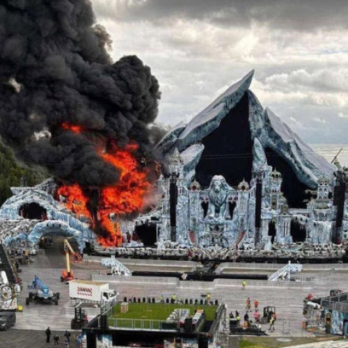 Incendiul de la festivalul Tomorrowland cu o zi înainte de start
