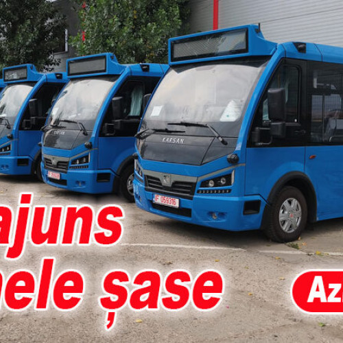 Primele șase microbuze electrice sosesc la Buzău pentru transportul public