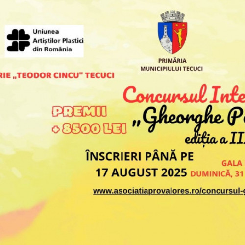 artişti vizuali se pot înscrie la cea de-a III-a ediţie a concursului de artă plastică &quot;Gheorghe Petrascu&quot;