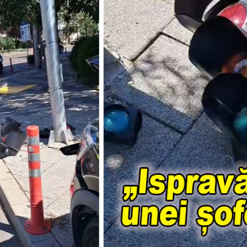 accident spectaculos pe bulevardul unirii din buzău