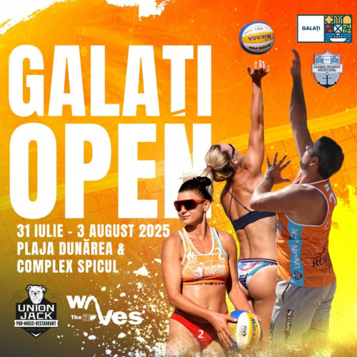 Festival de volei pe plaja la Galați în perioada 31 iulie - 3 august