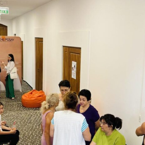 Caravana dermatologică de la Vila Albatros a fost un succes