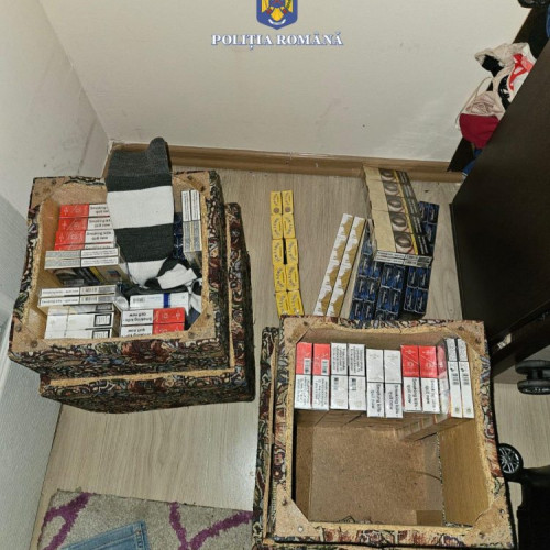 Percheziții în Cavnic într-un dosar de contrabandă cu țigări și materiale pirotehnice