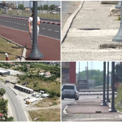 Lucrări de mantuială la centura municipiului Focșani