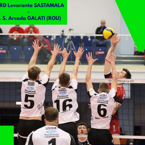 CSM Arcada Galați înfruntă din nou voleiul finlandez în Challenge Cup