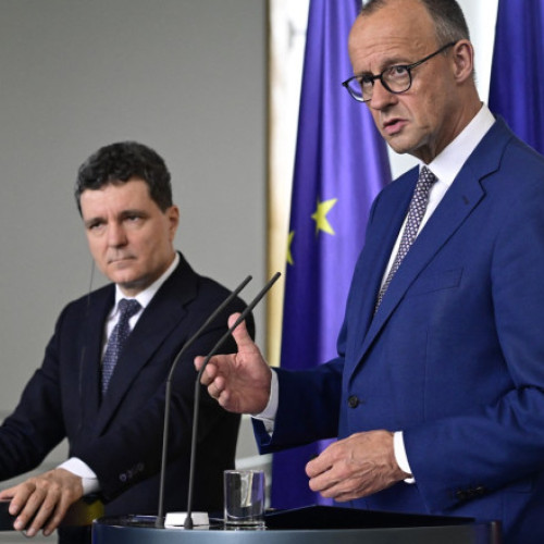 Nicusor Dan și Friedrich Merz definesc colaborarea României și Germaniei în vizită oficială