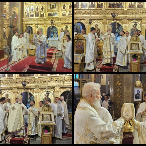 arde de credință și educație religioasă, Înaltpreasfintitul Nifon, arhiepiscop și mitropolit, a oficiat vineri, 18 iulie 2025, Sfânta Liturghie în Catedrala din Târgoviște. La această ceremonie, el a fost însoțit de un sobor de preoți și diaconi.