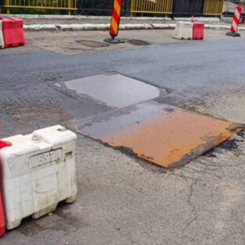 Progres în construcția podului peste Bizdidel din Pucioasa