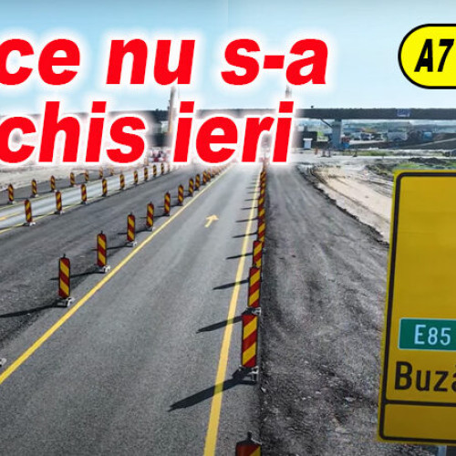 Titlu: Niciun muncitor nu mai era ieri pe șantierul de la sensul giratoriu E85 cu A7