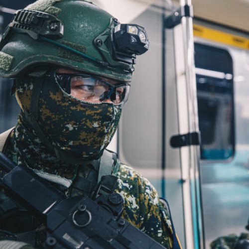 Taiwanezi își antrenează soldații în metrou pentru a contracara o invazie chineză