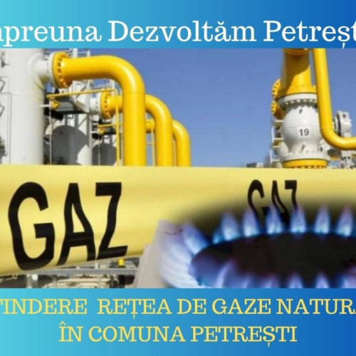 comunitatea din petrești primește vești bune pentru gaze naturale