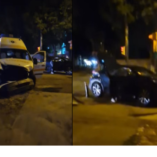 O persoană rănită în urma unui accident a fost transportată la spital