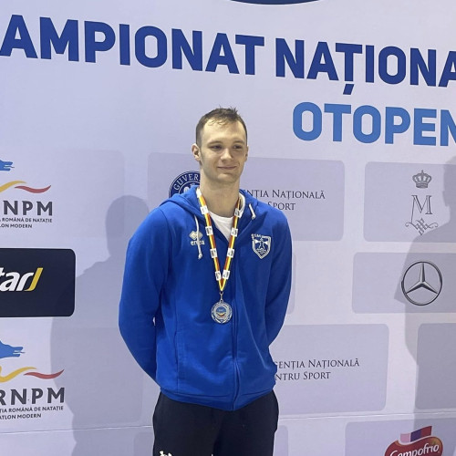 Patrick Dinu, inotătorul de la CSM Constanța, a obținut cel mai bun timp din serii