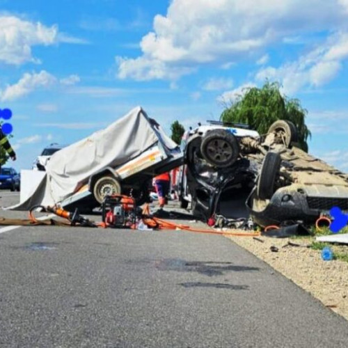 accident grav pe DN2 E85 în Vrancea
