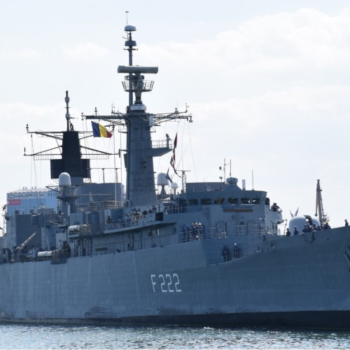 Fregata română „Regina Maria” a participat la exerciții comune în Marea Neagră