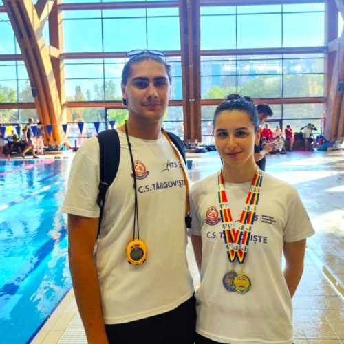 andreea vacaru câștigă aurul la cupa româniei la înot la târgoviște
