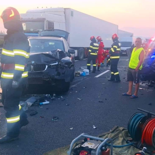 Accident grav pe autostrada A1 între Orăștie și Simeria