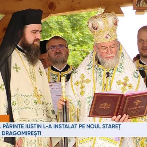 Sărbătoare la mănăstirea Dragomirești din Maramureșul Voievodal