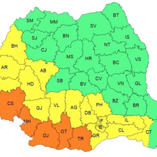 Cod galben de caniculă în Alba și alte județe: avertizare emisă de ANM